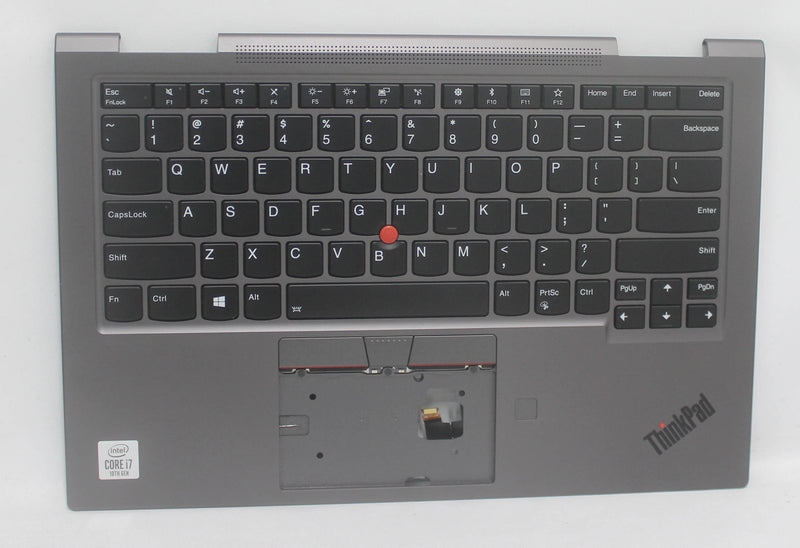 5M10V24845-B Palmrest Top Cover W/Kb Bezel Us English Iron Gray Thinkpad X1 Yoga 4Th Gen Grade B Compatible With Lenovo 