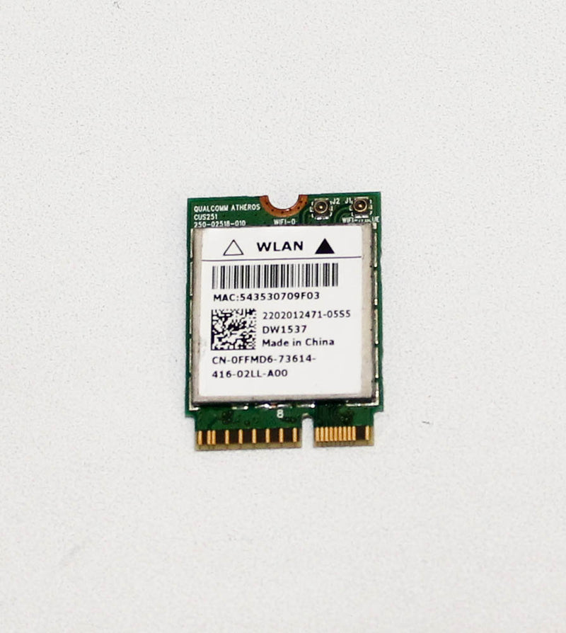 Dell Wireless 1537 Dw1537 Low Power 2X2 802.11 A/B/G/N + Bt WLAN Card Refurbished FFMD6