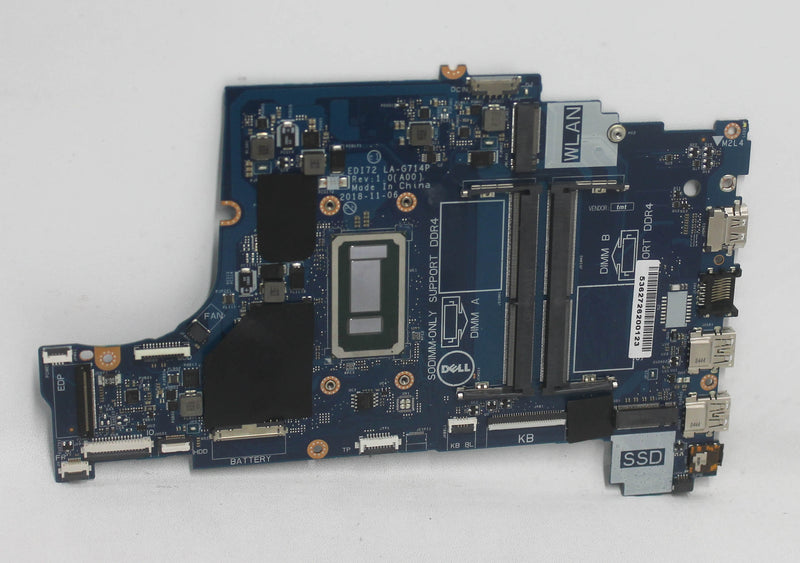 0M5KN5 Motherboard Intel Core I3-7020U 2.3Ghz Inpiron 3781 3581 Compatible with Dell