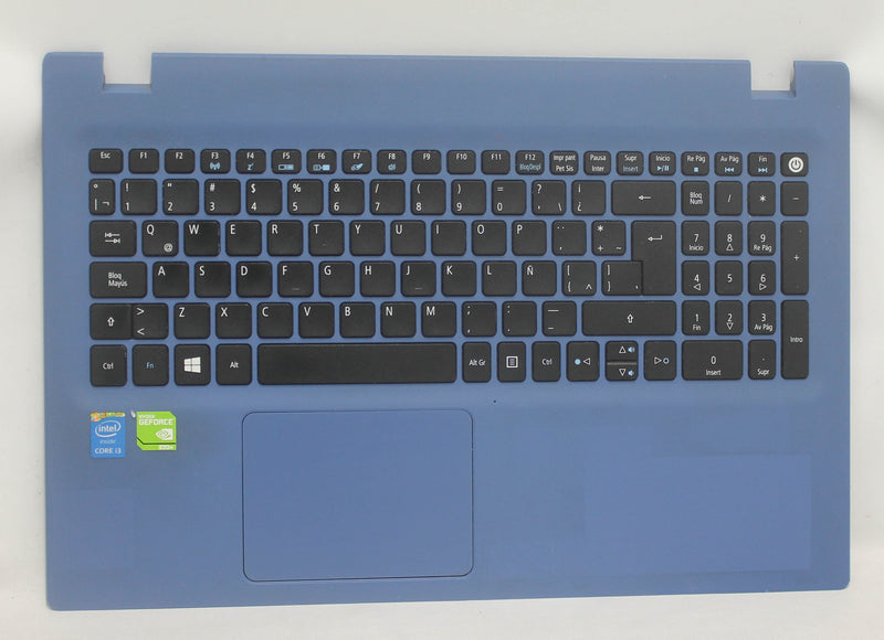 6B.MVTN7.028-B Palmrest Top Cover W/Keyboard Us Int Blue Aspire E5-573G-34Jv Grade B Compatible With Acer