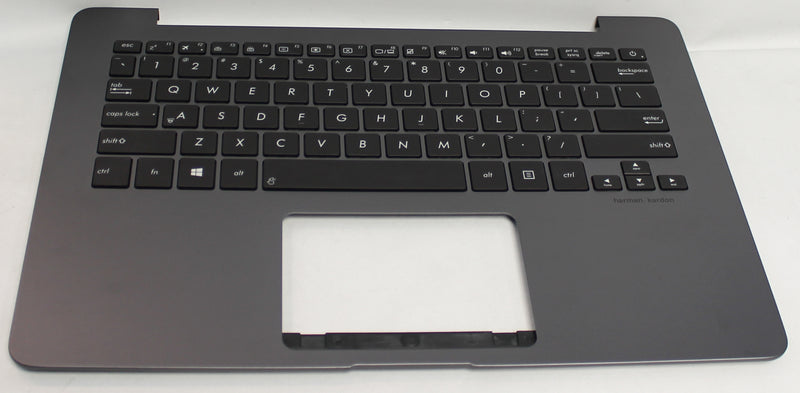 90Nb0Ds1-R31Us0 Asus Palmrest Top Cover With Keyboard Us Module/As Grey Ux430Uq-1A Grade A