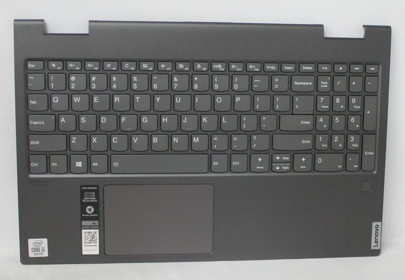 5CB0U43820-B Palmrets Top Cover W/Keyboard Us Bl Fp Yoga C740-15Iml Type 81Td Grade B Compatible With Lenovo 