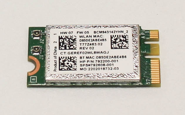 HP Wireless Bluetooth Card Envy M6-P M6-P113Dx Refurbished 792608-005
