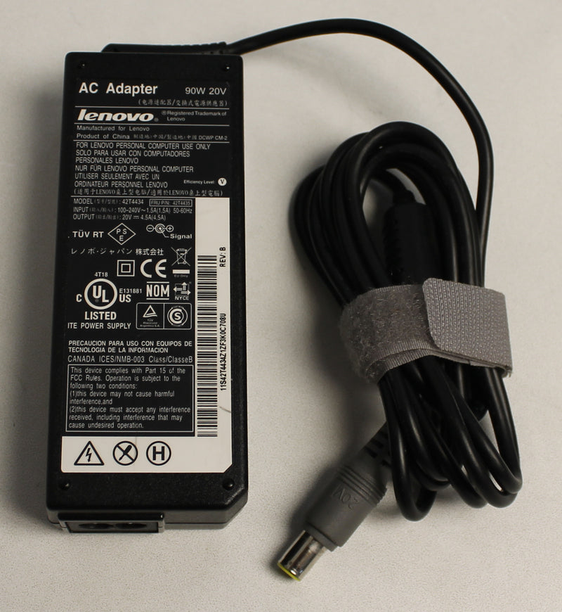 42T4435 Thinkpad 90 Watt 20V 4.5A Ac Adapter Compatible With Lenovo 