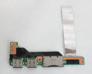 60NB0FQ0-IO1020 USB Card Reader Io Pc Board W/Cable Vivobook S510Un-Ms52 Compatible With Asus