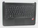 730895-001 Palmrest Top Cover with Keyboard Isk Std Tp Us Touchsmart 11-E010Nr Compatible with HP