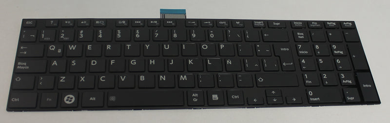 6037B0068634 Keyboard Latin America Chiconny 103 Keys Black L850 Compatible with Toshiba