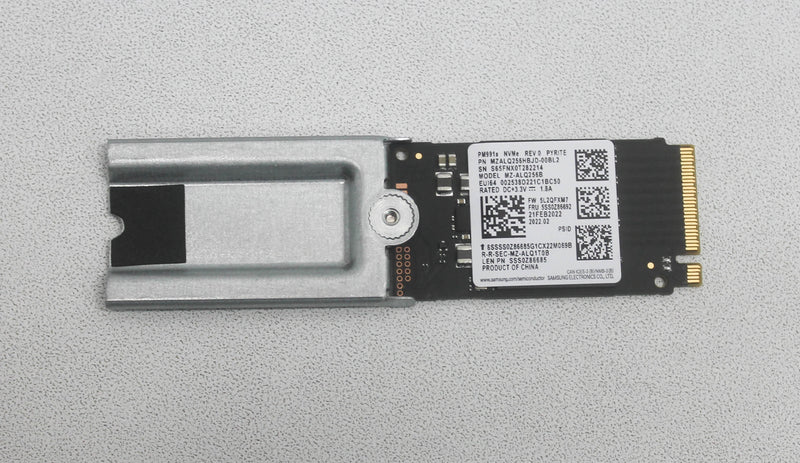 5SS0Z86692 Ssd 256Gb Mvme Dc+3.3V+1.8A Compatible With LENOVO