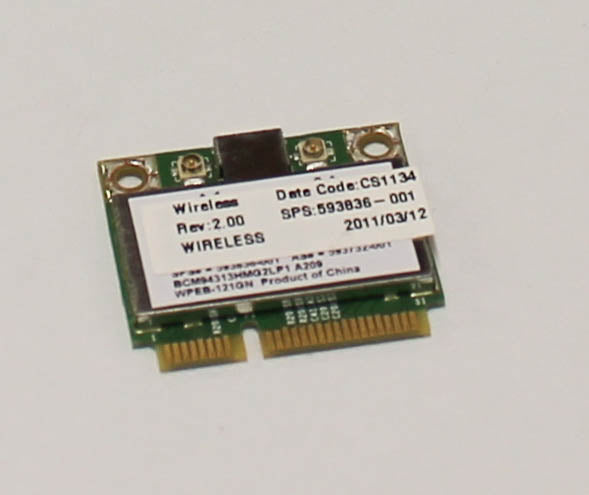 HP 4425S Bcm94313Hmg2Lp1 Half-Mini Wireless Card Refurbished 593732-001