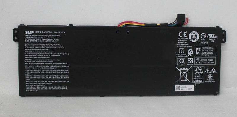 6M.HQCN1.001-B Battery 15.4V 3634Mah 4S1P Ap18C Swift 3 Sf313-52-52Va Compatible With ACER