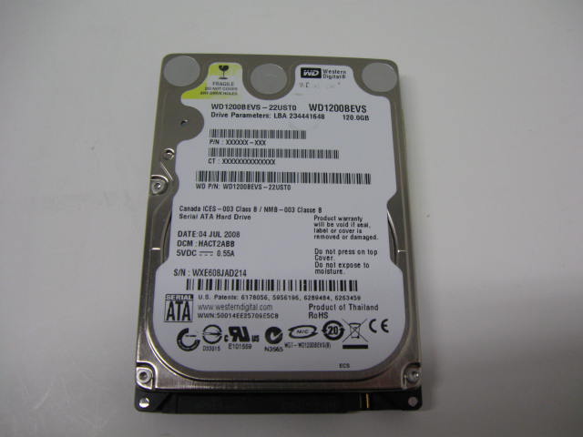 454999-001 120GB 7200RPM SATA HARD DRIVE Compatible With COMPAQ