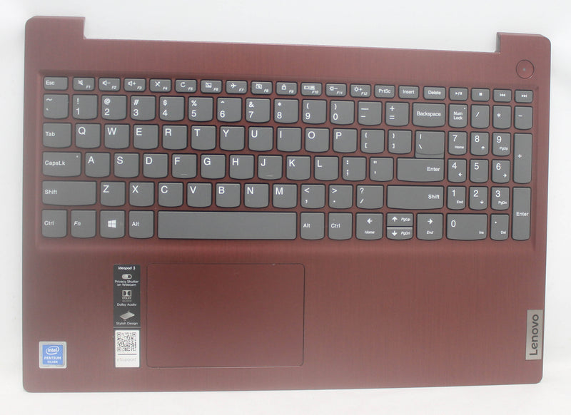 5CB0X57596 Palmrest Top Cover W/Kb Us Non/Bl Non/Fp Coral Red Ideapad 3-15Igl05 Compatible With Lenovo