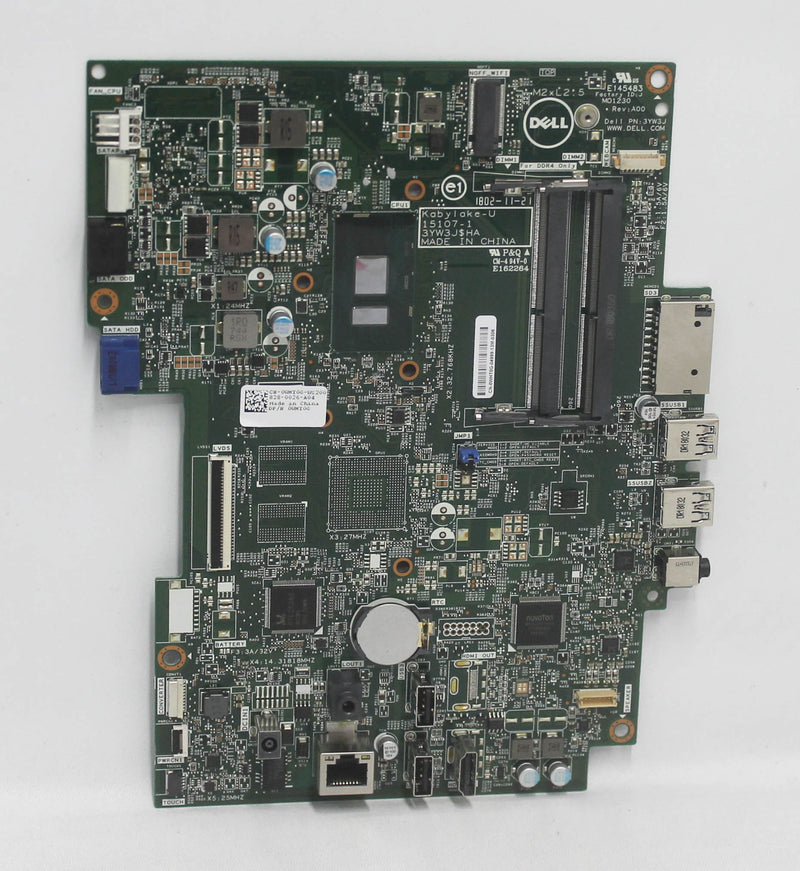 WHT0G Mb Mbd;Intel I7-7500U- 2.70Ghz Inspiron 24 3464 Compatible With Dell