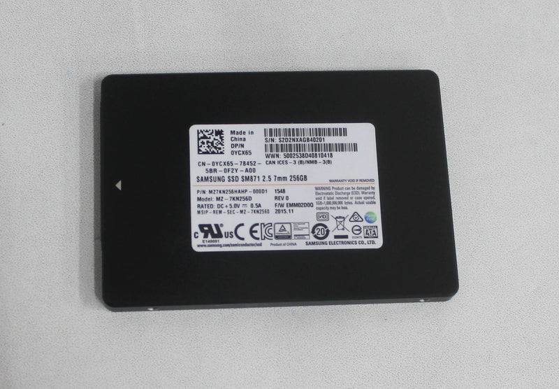 YCX65 256Gb Ssd Sata 2.5 6G Sm871 7MmCompatible With DELL